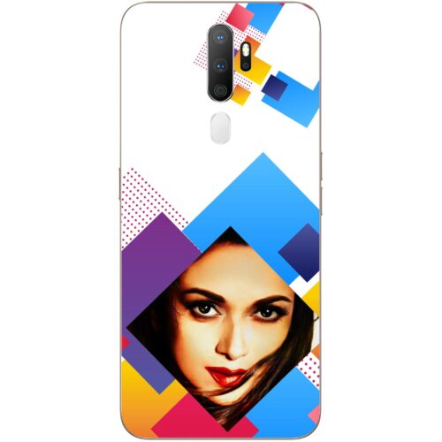 Abstract Rectangle Photo Case for Oppo A5 2020