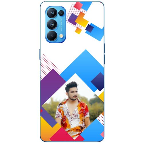 Abstract Rectangle Photo Case for Oppo Reno 5 Pro