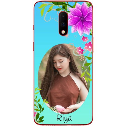 Rustic Flower Custom Photo case for OnePlus 7