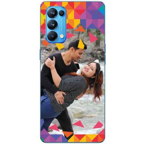 #4 TOP BOTTOM Abstract Design Photo case for Oppo Reno 5 Pro