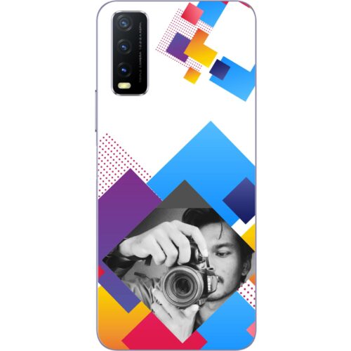 Abstract Rectangle Photo Case for Vivo Y20