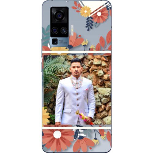 Flower Frame Photo Case for Vivo X50 Pro