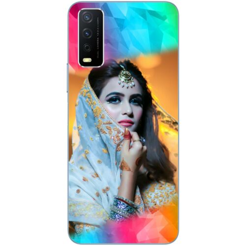 Color Polygons Custom Photo Case for Vivo Y12s