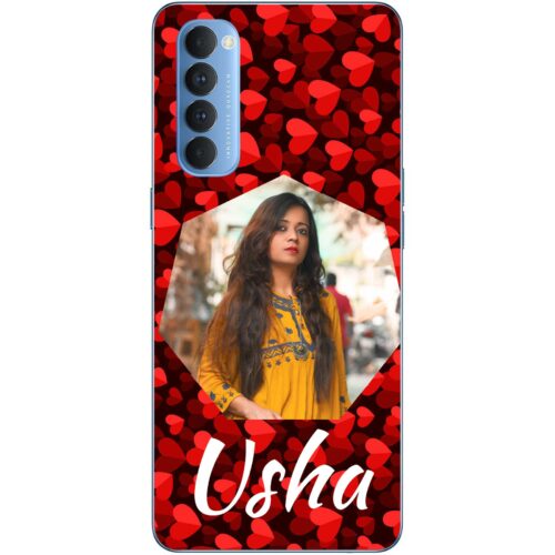 #8 Hexagon Custom Photo Case for Oppo Reno 4 Pro