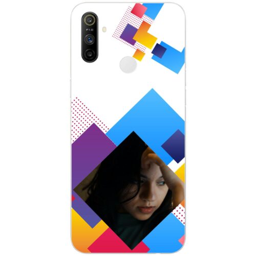 Abstract Rectangle Photo Case for Realme Narzo 10A