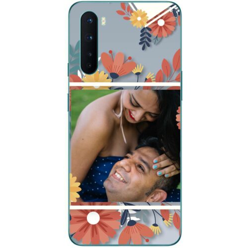 Flower Frame Photo Case for OnePlus Nord