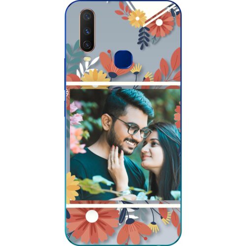 Flower Frame Photo Case for Vivo Y15