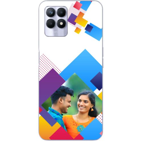 Abstract Rectangle Photo Case for Realme 8i