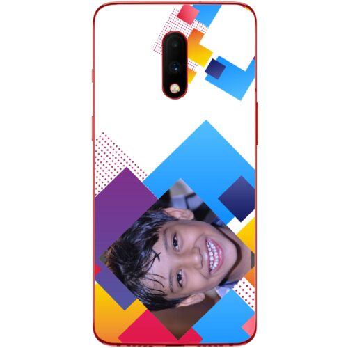 Abstract Rectangle Photo Case for OnePlus 7