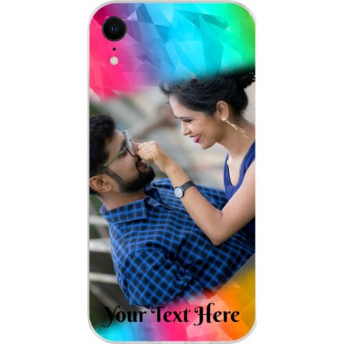 Color Polygons Custom Photo Case for iPhone XR