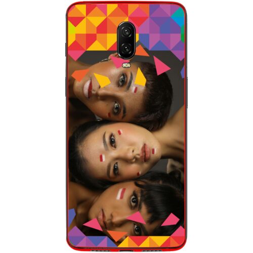 #4 TOP BOTTOM Abstract Design Photo case for OnePlus 6T