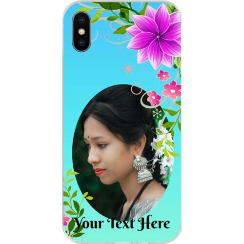 Rustic Flower Custom Photo case for iPhone XS