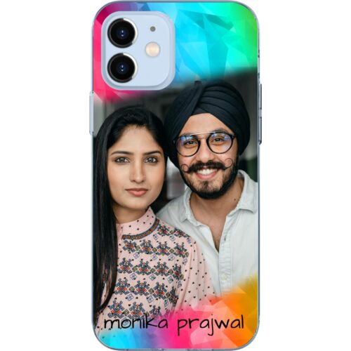 Color Polygons Custom Photo Case for iPhone 12