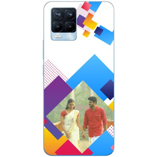 Abstract Rectangle Photo Case for Realme 8 Pro