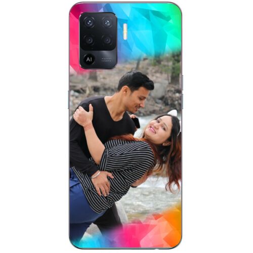 Color Polygons Custom Photo Case for Oppo F19 Pro