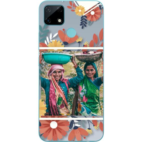 Flower Frame Photo Case for Realme Narzo 30A