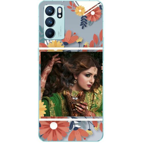 Flower Frame Photo Case for Oppo Reno 6