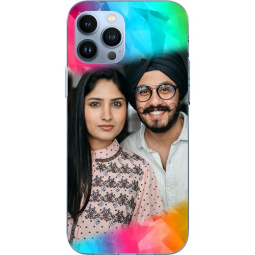 Color Polygons Custom Photo Case for iPhone 12 Pro