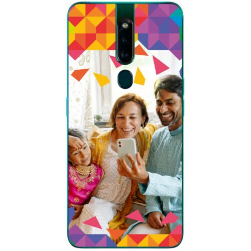 #4 TOP BOTTOM Abstract Design Photo case for Oppo F11 Pro
