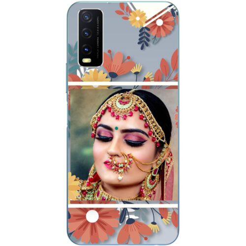 Flower Frame Photo Case for Vivo Y20g