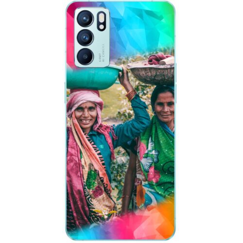 Color Polygons Custom Photo Case for Oppo Reno 6