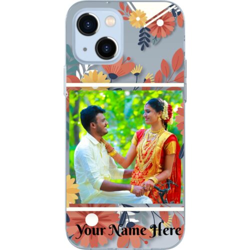 Flower Frame Photo Case for iPhone 13 Mini