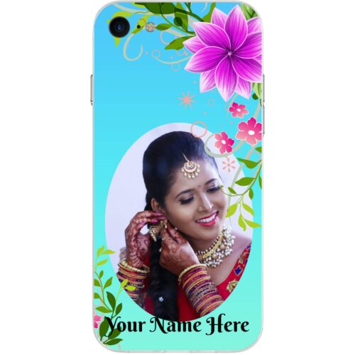 Rustic Flower Custom Photo case for iPhone 7