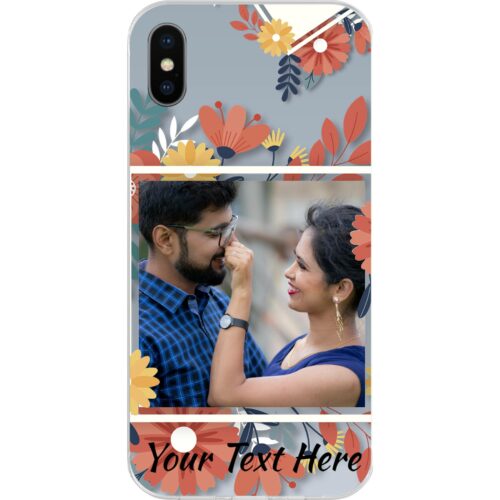 Flower Frame Photo Case for iPhone X