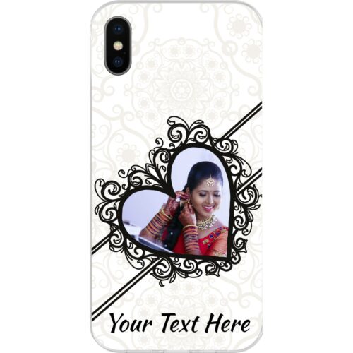 Love Frame Custom Photo Case for iPhone X