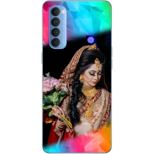 Color Polygons Custom Photo Case for Oppo Reno 4 Pro