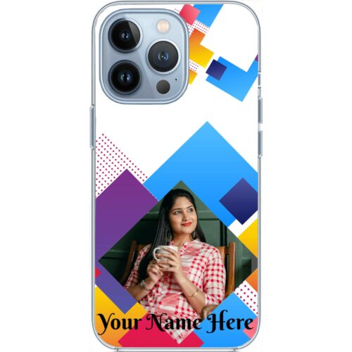 Abstract Rectangle Photo Case for iPhone 13 Pro Max