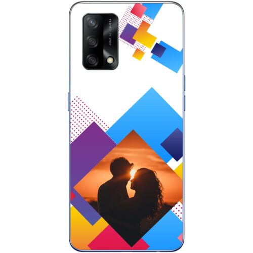 Abstract Rectangle Photo Case for Oppo F19