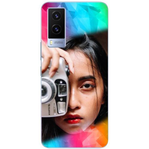 Color Polygons Custom Photo Case for Vivo V21 E