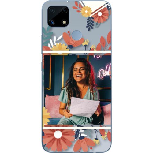 Flower Frame Photo Case for Realme C25