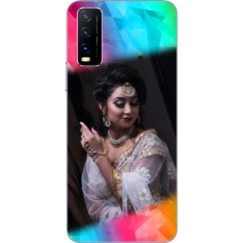Color Polygons Custom Photo Case for Vivo Y20i