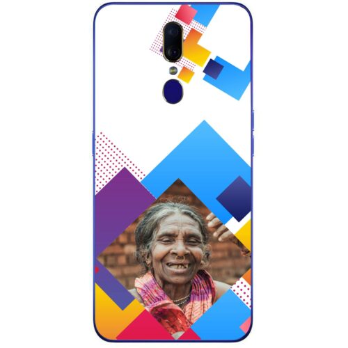 Abstract Rectangle Photo Case for Oppo F11