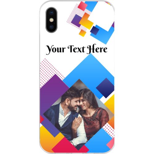 Abstract Rectangle Photo Case for iPhone XS