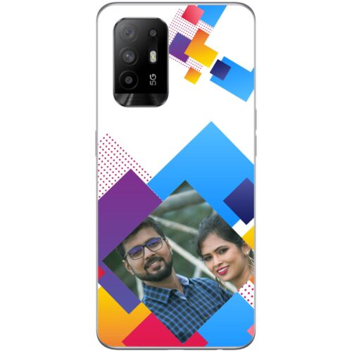 Abstract Rectangle Photo Case for Oppo F19 Pro Plus