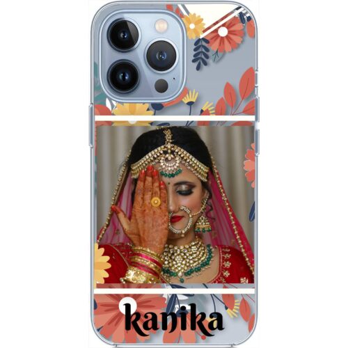 Flower Frame Photo Case for iPhone 13 Pro