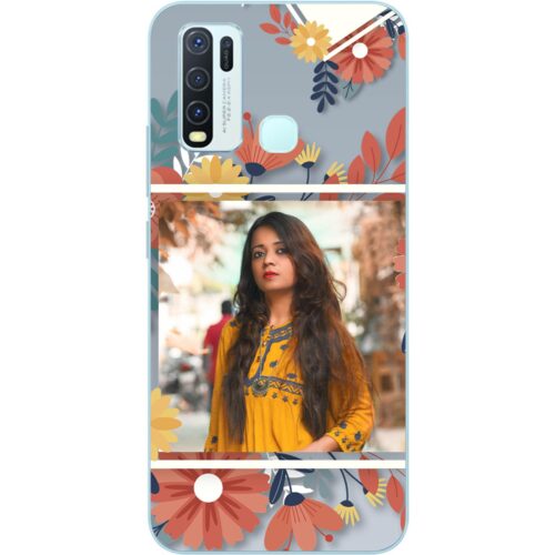 Flower Frame Photo Case for Vivo Y50