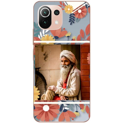 Flower Frame Photo Case for Mi 11 Lite