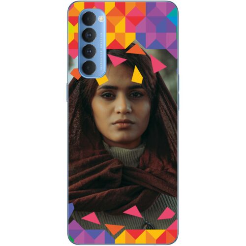 #4 TOP BOTTOM Abstract Design Photo case for Oppo Reno 4 Pro