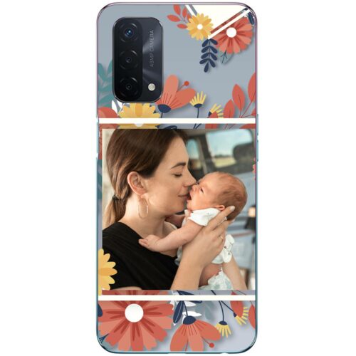 Flower Frame Photo Case for Oppo A74