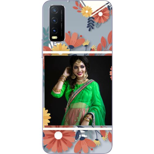Flower Frame Photo Case for Vivo Y20