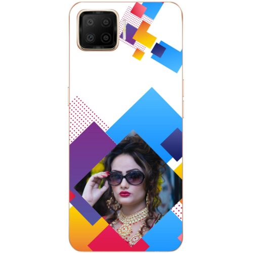 Abstract Rectangle Photo Case for Oppo F17