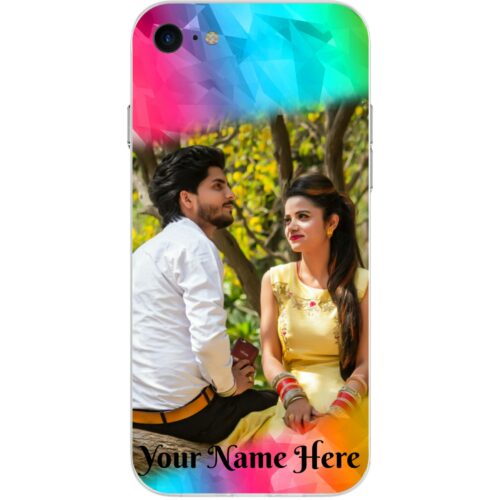 Color Polygons Custom Photo Case for iPhone 8