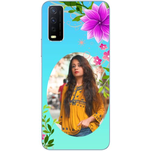 Rustic Flower Custom Photo case for Vivo Y12s