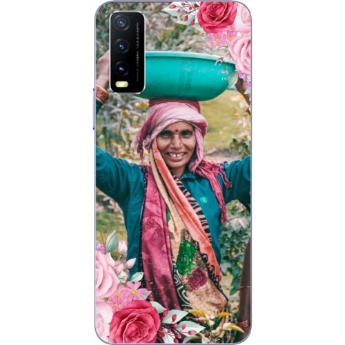 #2 Flowers Custom Photo case for Vivo Y20i