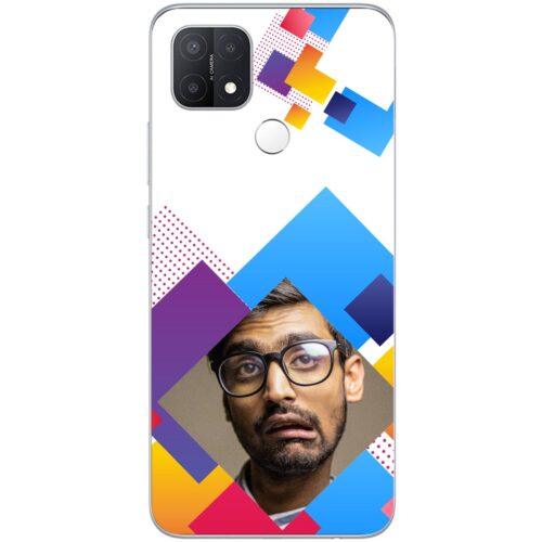 Abstract Rectangle Photo Case for Oppo A15