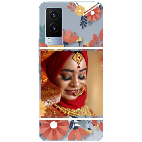 Flower Frame Photo Case for Vivo V21 E